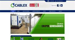 Desktop Screenshot of cablex.cl