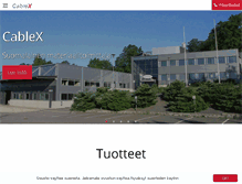 Tablet Screenshot of cablex.fi
